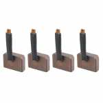 Jogo de escovas 12V 9.5 x 32 x 22.5 mm para motor de partida Delco 39MT Volvo VHD VN