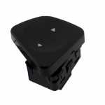Botão/interruptor de vidro elétrico simples 4 terminais porta dianteira lado direito LED laranja Fiat Uno
