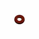 Arruela lisa de fibra 4 x 9.5 x 1.5 mm para isolamento elétrico
