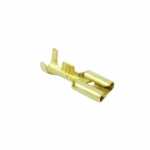 Terminal latão 4.8mm FASTON fêmea com trava