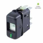 Botão/interruptor painel 1 estágio 6 terminais 12V Mercedes-Benz MB caminhão 709 710 713 913 914 1218 1418 1618 1935 2318 2325 2638 LO812 LO814 Marcopolo ônibus GV G5 Paradiso Torino Viaggio Volare