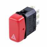 Botão/interruptor de alerta/emergência 8 terminais 12V Mercedes-Benz 1620 1933 2225 2423 2635