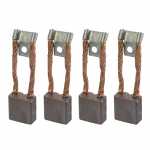 Jogo de escovas 24V 9.5 x 19 x 19 mm para motor de partida Delco 40MT Caterpillar Fiat-Allis Volvo