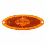 Lanterna de posição elipse de LED bivolt com conector lado esquerdo/direito universal