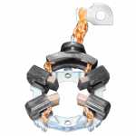 Porta-escovas 12V 5 x 12 x 11.6 mm para motor de partida Bosch Audi A1 A3 Q3 TT Volkswagen Eos Jetta Passat Tiguan