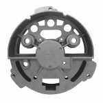 Mancal traseiro (coletor) do alternador Bosch K1 Agrale Case CBT Clark Komatsu Massey Ferguson Mercedes-Benz Toyota Yanmar (com abas de fixação com furos de 4mm) - vista frontal