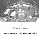 ZEN ZEN-3014 - Mancal traseiro (coletor) do alternador Bosch