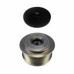 Polia com sistema roda-livre do alternador Nissan Frontier Navara - kit
